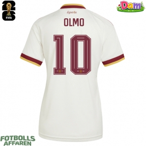 Spanien Dani Olmo #10 Bortatröja Kvinnor VM 2026 Kortärmad